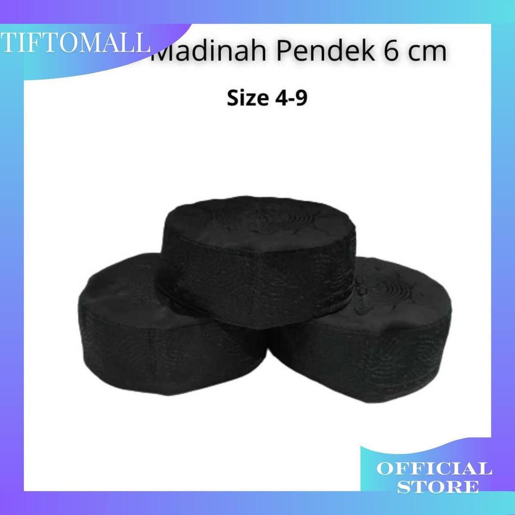 Peci Madinah Pendek Peci Haji Peci Putih Tinggi 6 Cm Ori