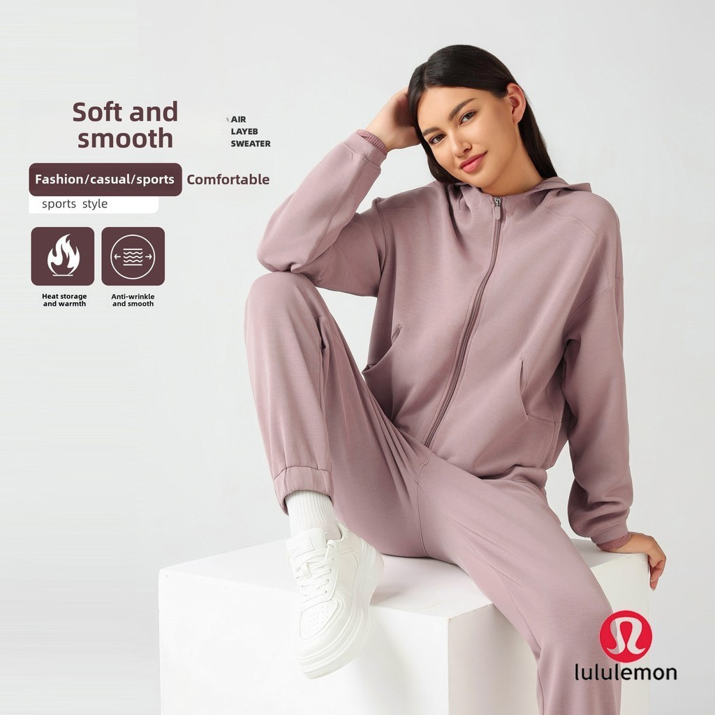 New Arrival 2026 LuluLemon Jacket Loose Casual Sweatshirt Running Fitness Sports Top