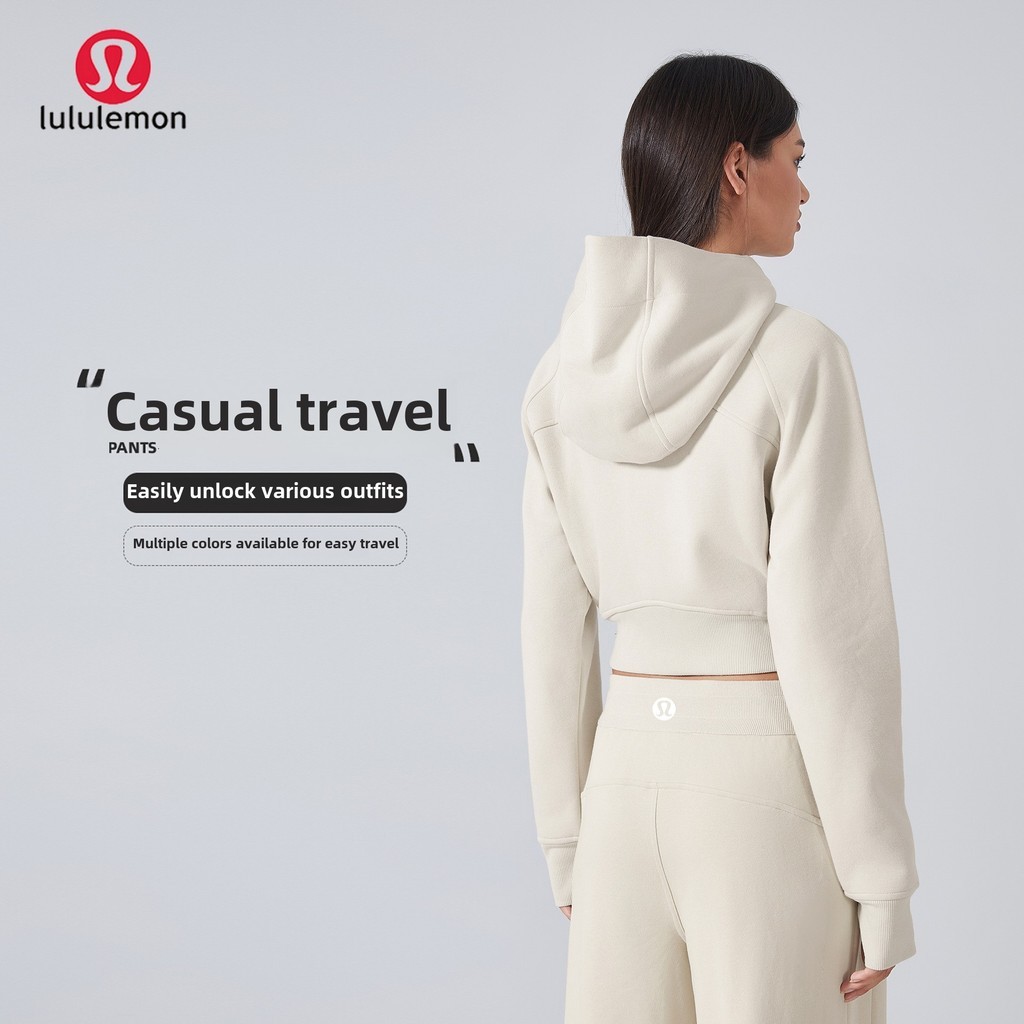 New Arrival 2026 LuluLemon Autumn Winter New Style Zipper Sweatshirt Casual Yoga Wear Top Jacket Wom