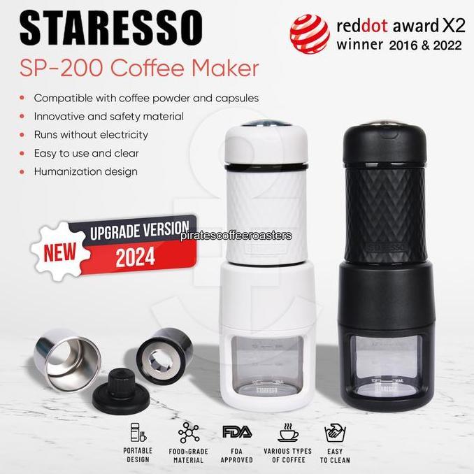 Staresso SP-200 SP-200m SP-300 Plus Portable Coffee Maker New Version