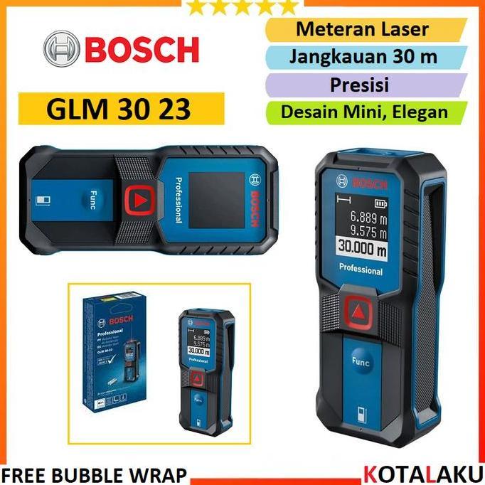 SHANKS- Bosch GLM 30 23 GLM30 23 Meteran Laser Alat Ukur Jarak Digital Range Finder Rangefinder 30m