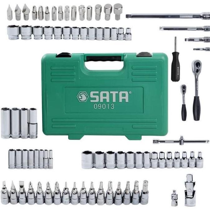 Kunci socket set sock set kunci shock 86pcs SATA 09013
