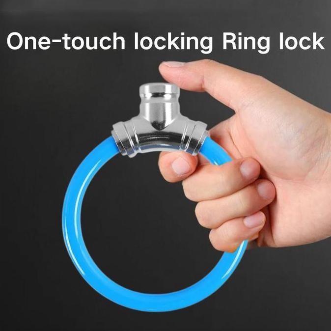 Kunci Cincin Sepeda Anti Maling Kunci Rantai Sepeda Tahan Air Kunci Sepeda Gunung Anti Geser Gembok 