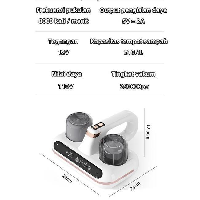 Bisa Cod Upupin Vacuum Cleaner Vakum Uv Cordless Penyedot Pembersih Debu Tungau Mattress Sofa Kasur 