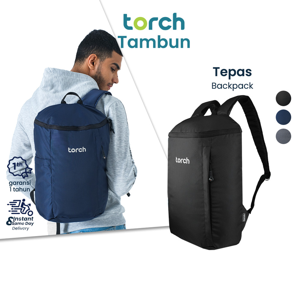 TORCH Tepas Backpack Tas Ransel Tas Punggung Gendong Anti Air Pria Wanita