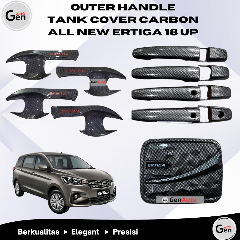 Pjj-1621 Fx-4 Paket Outer Handle Tank Cover All New Ertiga 2018 Up Carbon  Aksesoris Variasi Peganga