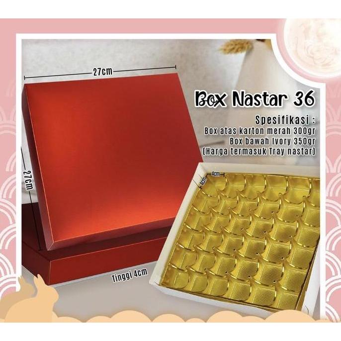 Box Kue Nastar Sekat Mika