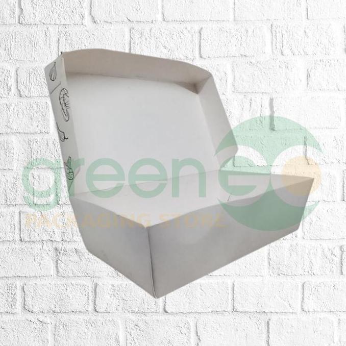 PAPER BOX WALALAA MOTIF SIZE M 18CM SATUAN ECER PAPER LUNCH BOX GAMBAR