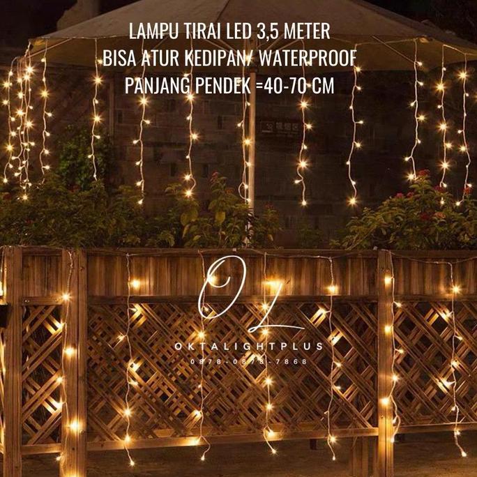 LAMPU TIRAI TUMBLR TIRAI LAMPU NATAL TIRAI LED 3,5 METER HS