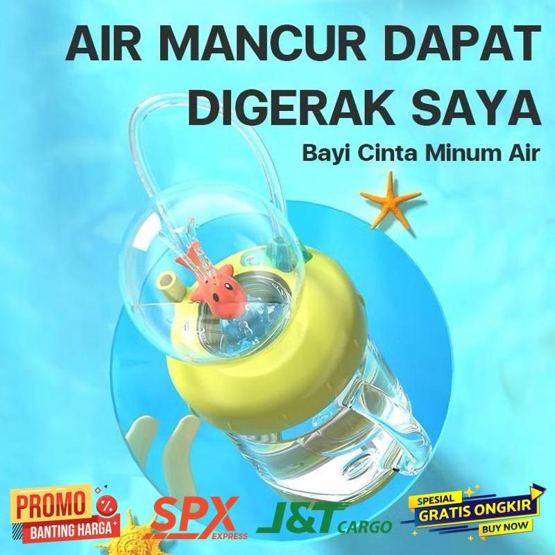 Promo COMOBEBE Botol Minum Air Mancur 220 Bahan Tritan BPA FREE/ Gelas Botol Minum Anak Botol Bayi 6