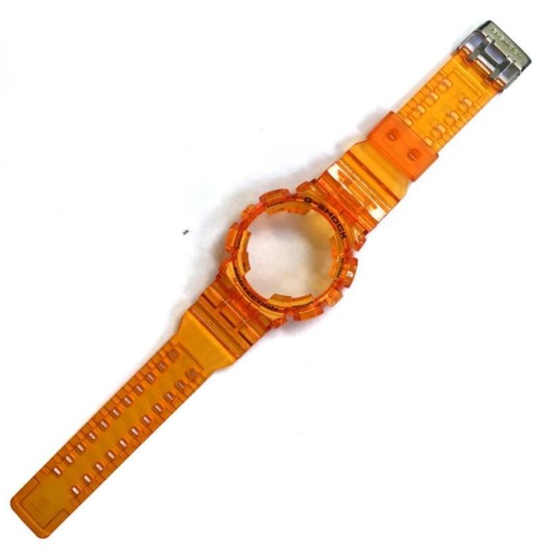 BNB STRAP BEZEL GSHOCK G SHOCK GA 100  100 GAX GLS GD 100 110 120 140 ORANGE JELLY Aksesoris jam tan