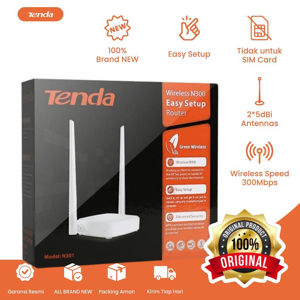 Tenda N301 Router Wireless N300 Setup Mudah Router Wifi
