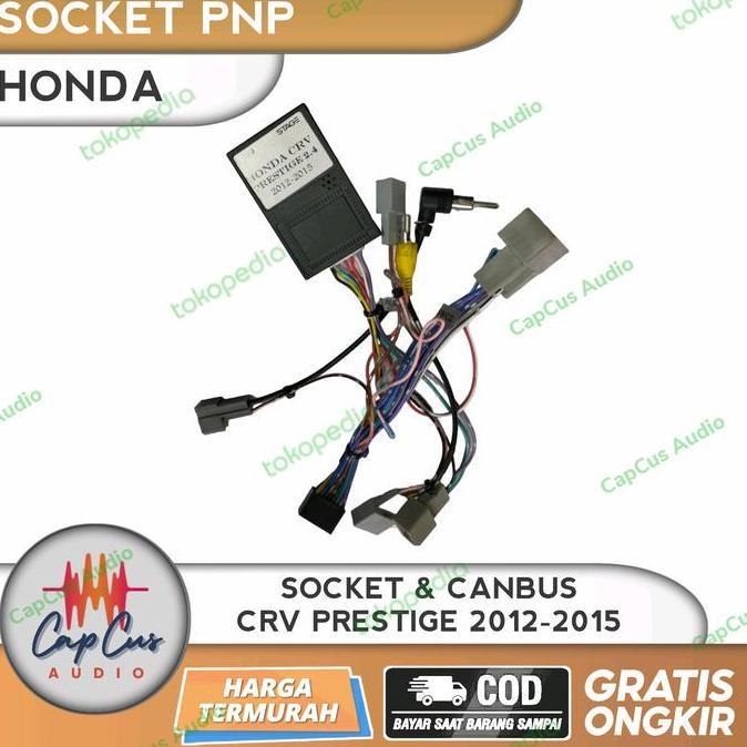 SOCKET PNP & CANBUS HONDA CRV PRESTIGE 2012 - 2015 / CANBUS & SOCKET murah