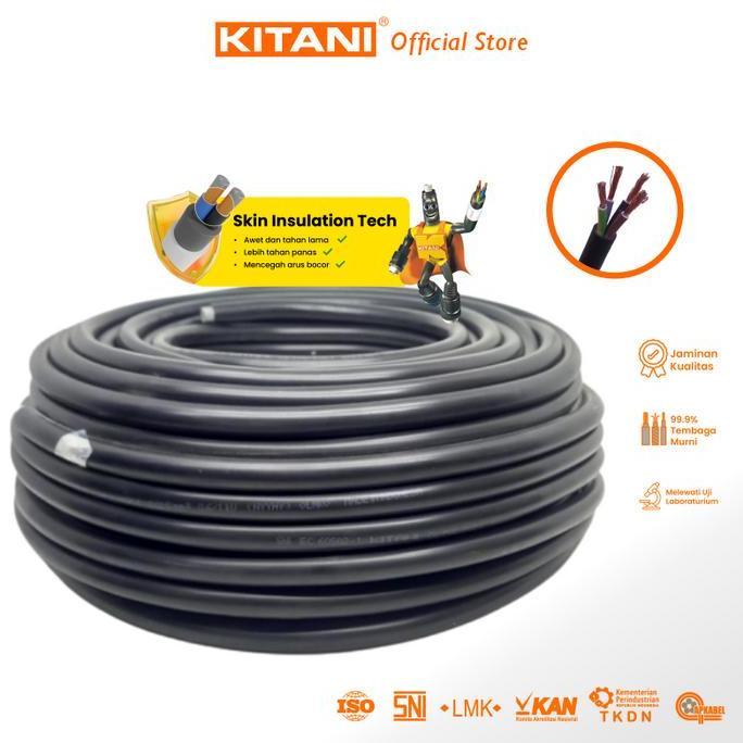 KITANI - NYYHY 44 mm - 50 Meter - Kabel Listrik Tembaga Serabut