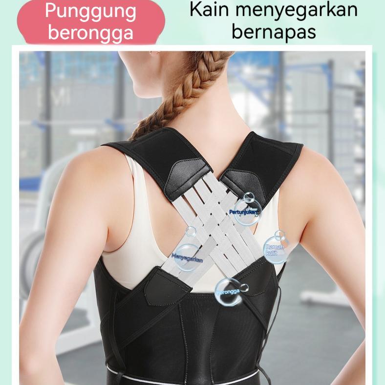 Posture Corrector Korset Punggung Bungkuk Back Support, Sabuk Pengoreksi Postur untuk Memperbaiki Pu