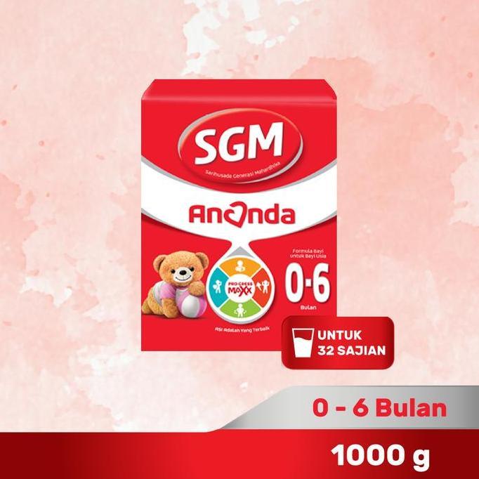 SGM Ananda 1 (0-6 Bulan) 1000 gr - Susu Formula 0-6 Bulan 1000gr VIP