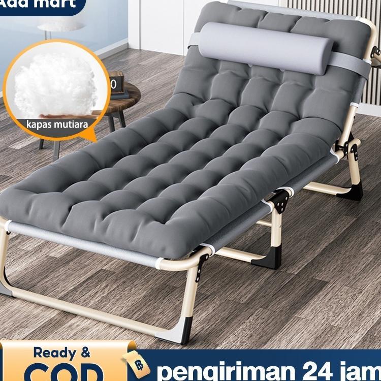 WISZCA- Kursi Malas Tempat Tidur Lipat Kursi Santai Lipat Kursi Lipat Panjang Tempat Tidur Lipat Kur