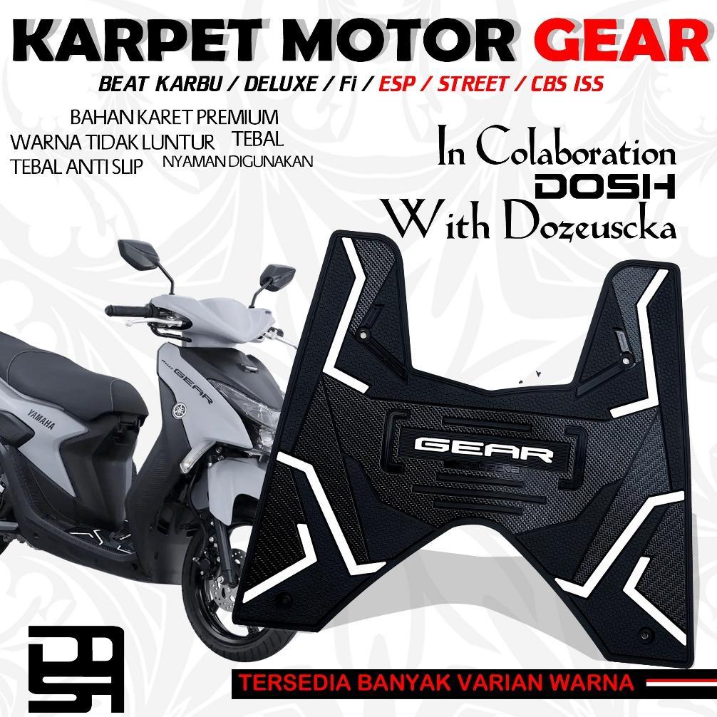 Karpet Motor Gear 125 - Karpet Gear 125 - Alas Kaki Gear - Pijakan kaki gear - Karpet motor Yamaha G