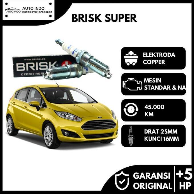 Busi Mobil Ford Fiesta 1400Cc Brisk Super Rr15Lc-1 Murah