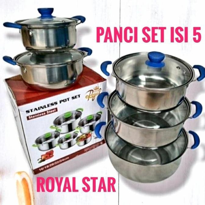 panci set Panci stainless panci serbaguna Panci sayur panci bandung