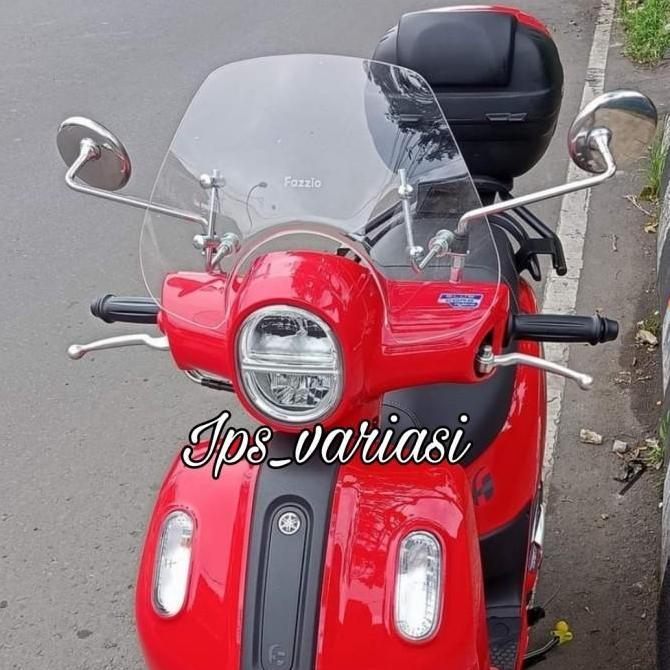 Flyscreen Fazzio Windshield Yamaha Fazzio Aksesoris Motor Fazzio 125 Terbatas Original