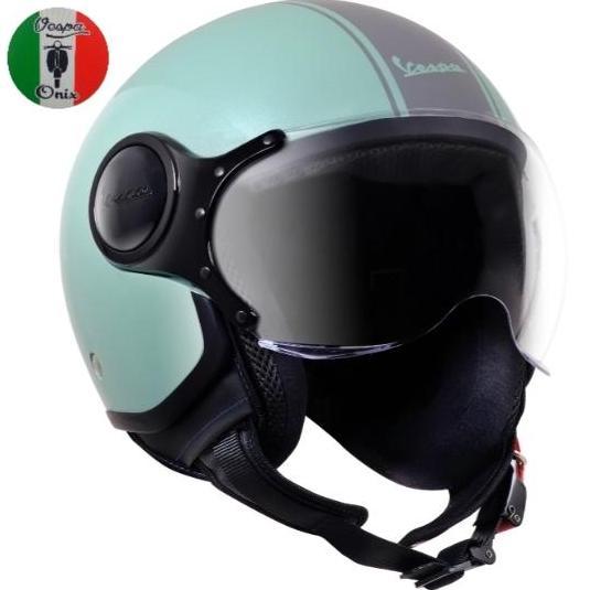 HELMET COLOR BASED GREEN RELAX HELM VESPA MATIC ORIGINAL