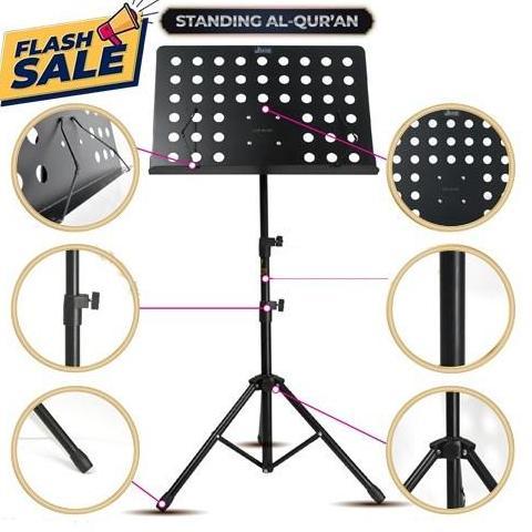 Stand Quran Imam Tripod Penyangga Dudukan Al Quran Ukuran Besar Murah