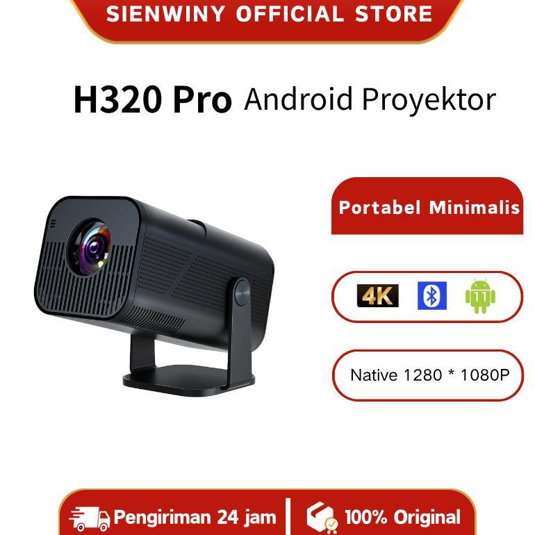 flaminggo shop SIENWINYHY320 Pro/mini Proyektor Android 11.0 Bluetooth5.0 Proyektor 200 ANSI Lumens 