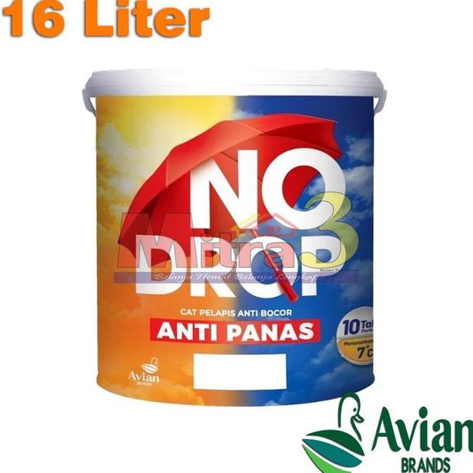 :=:=:=:=] No Drop ANTI PANAS Waterproof 16L Avian Brands / Cat Tembok Waterproofing Cat Pelapis Anti