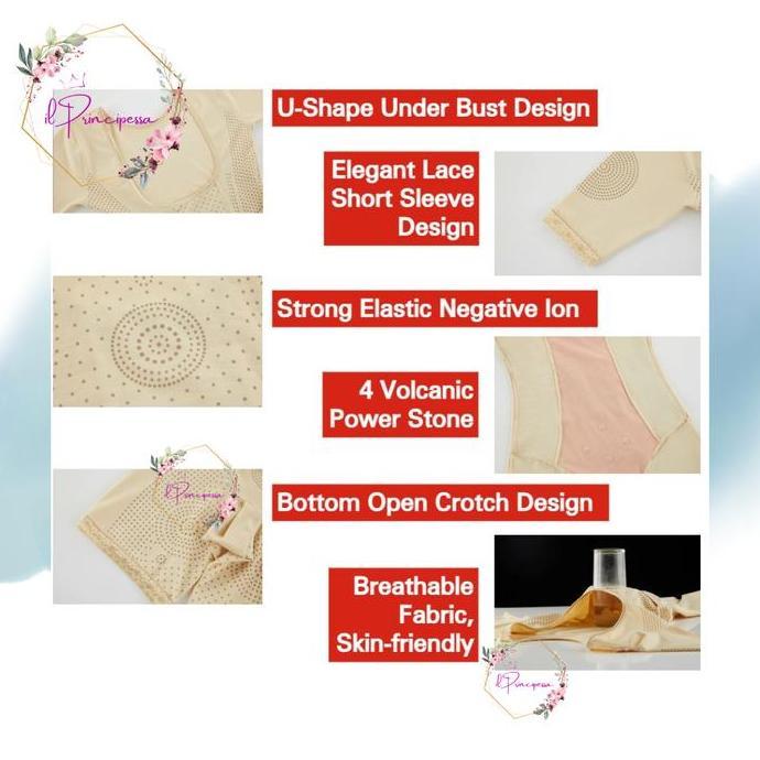 Fbs 2028 - Full Body Suit - Korset Full Body Easy Toilet Magnetic