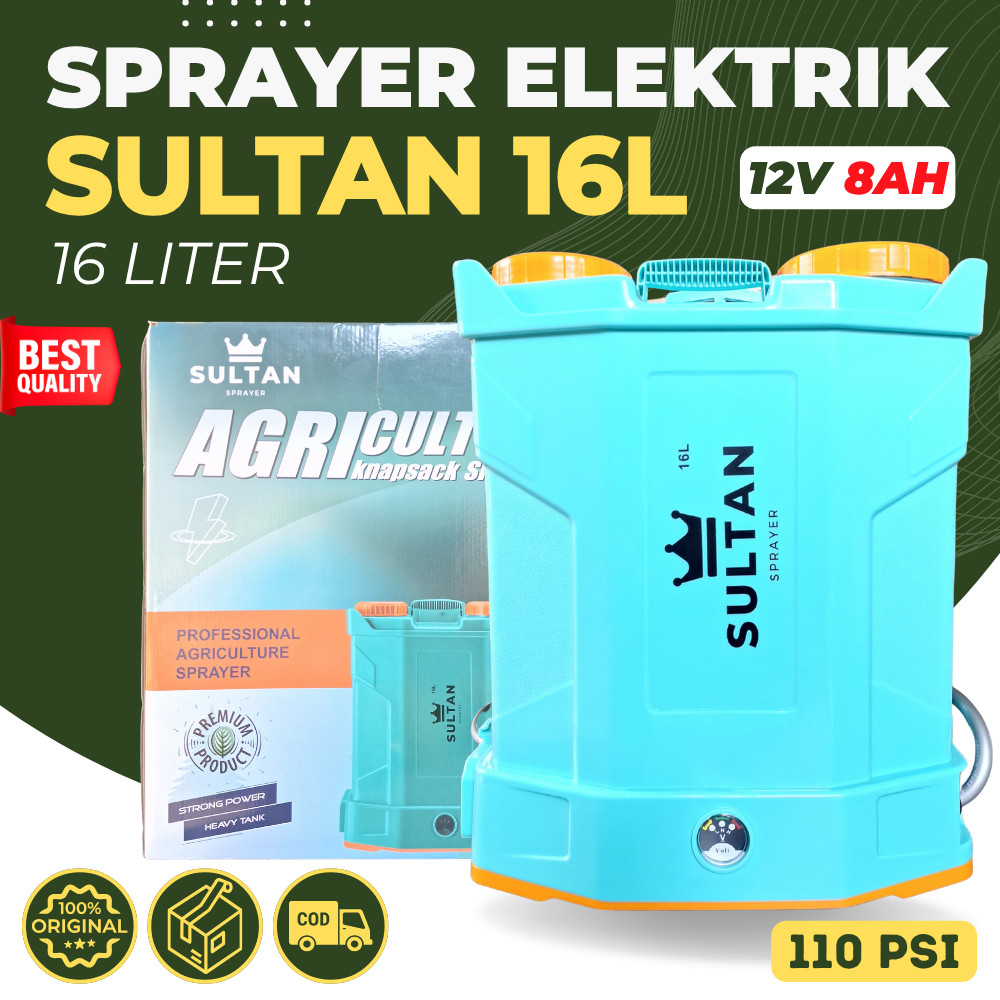 Sprayer SULTAN Elektrik Tangki Semprot 16 Liter