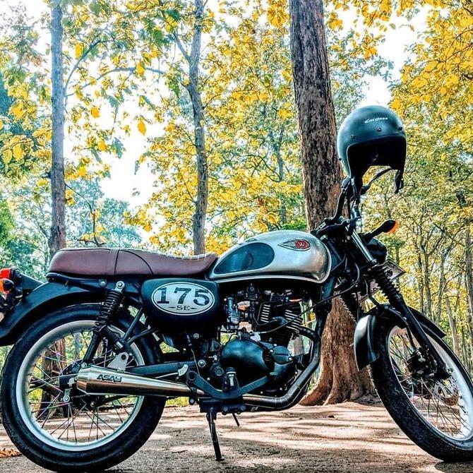 knalpot racing kawasaki w175 asay are01 Original