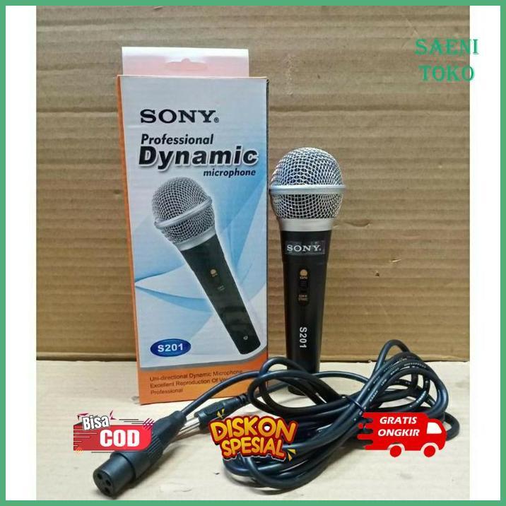 OKK-1520 wes-24 KU09 Mic sony karaoke S201 microphone Terlaris Viral Premium