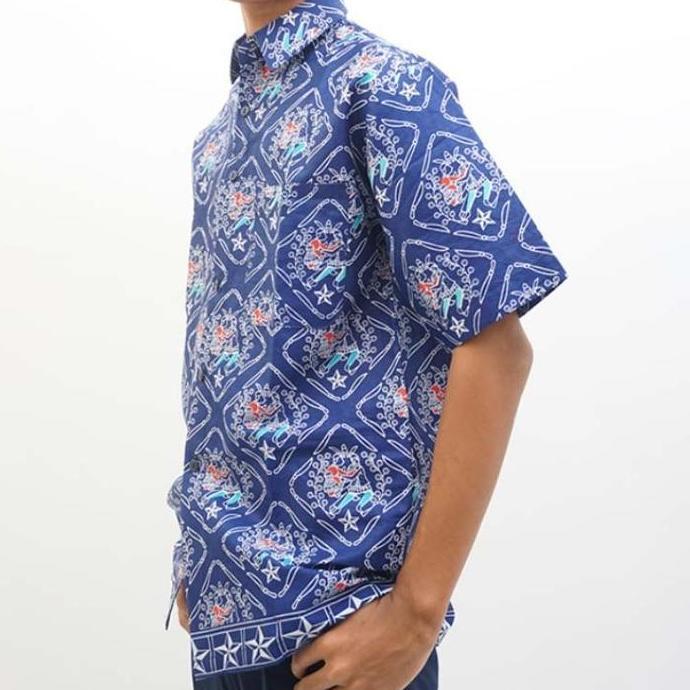 Baju Seragam Sekolah Batik Smp Kota Depok Tangan Panjang & Pendek Terbaru Size M-Xxxl Motif Rebut Da