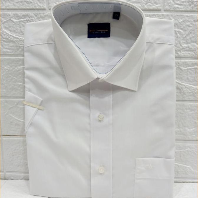 Arrow Kemeja Putih Pria Kerja Kantor Formal Lengan Pendek 100% Original Arrow