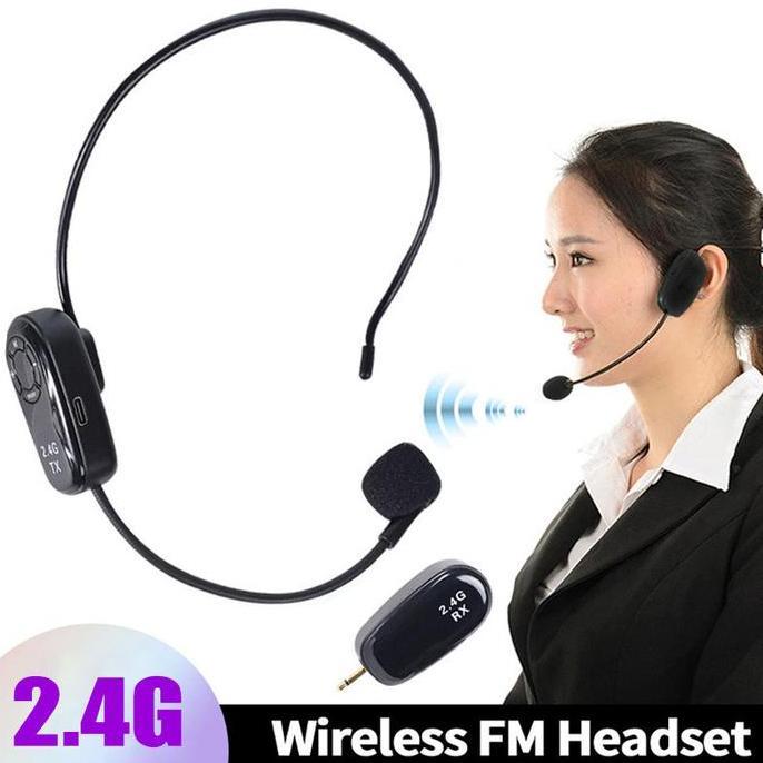 Mic Wireless Clip on Mic Wireless Clip on Mic Imam Masjid Wireless Mikrofon Wireless Microphone COD 