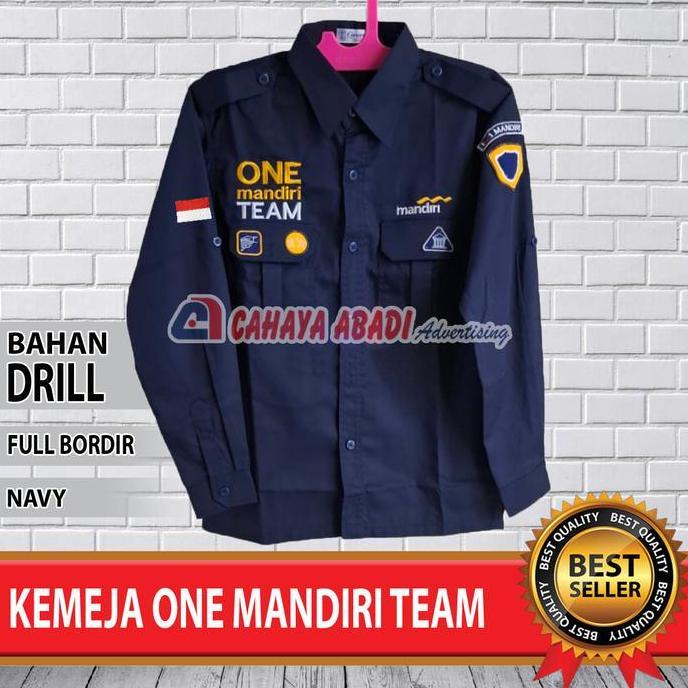 Kemeja Bank Mandiri One Team Baju Bank Mandiri One Team