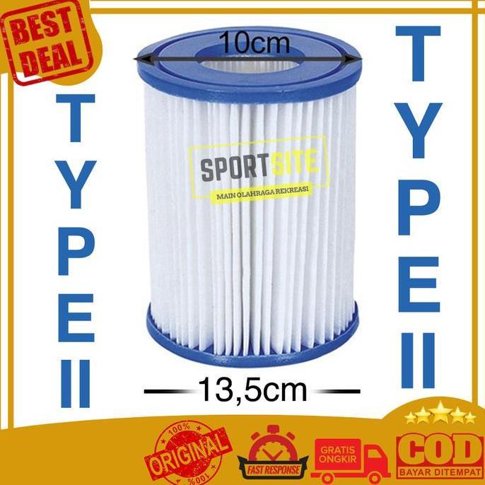 Bestway Filter Pompa Saringan Kolam Renang Cartridge Flowclear