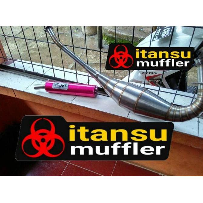 Knalpot Racing Pdk Ninja R Dan Rr Stainlis Silincer Alumunium Pink Original