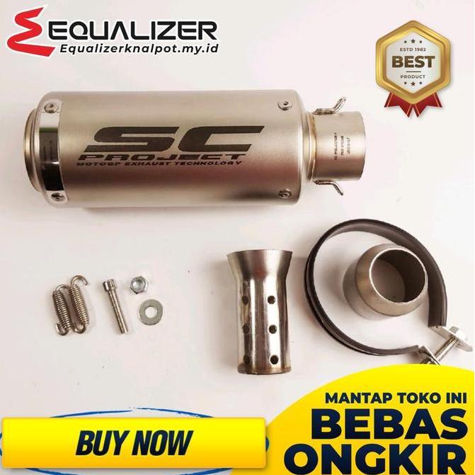 Knalpot Racing IMPORT Taiwan SC Project Titan - Silencer Only Original