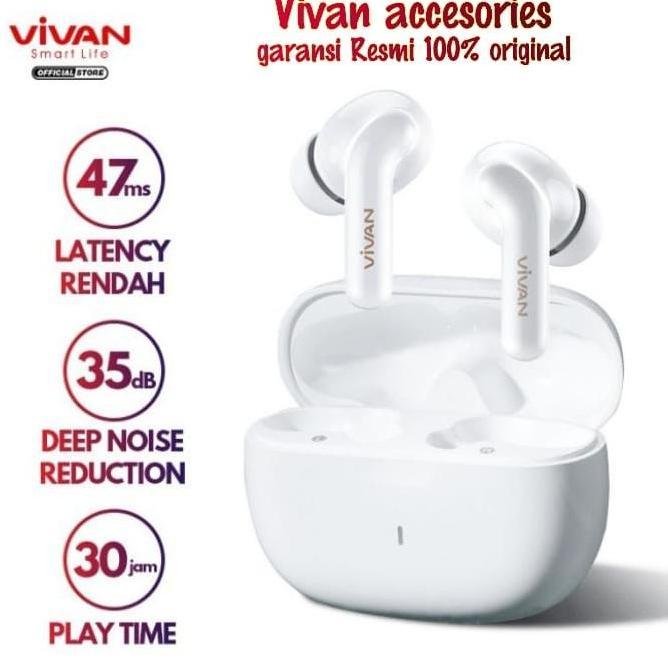 Vivan Liberty T300NC Hybrid Anc Noise Cancelling TWS T300 NC Bluetooth Original