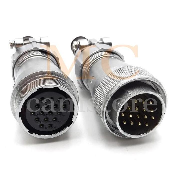 Promo Wf28 Weipu 16Pin Ip67 Industrial Waterproof Aviation Male Plug Female Socket Wire Cable To Cab