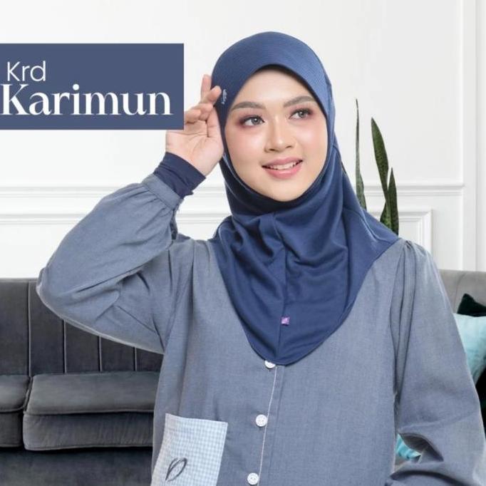 Rabbani Kerudung Instan Karimun Jilbab Polos Sekolah (Varian Putih)