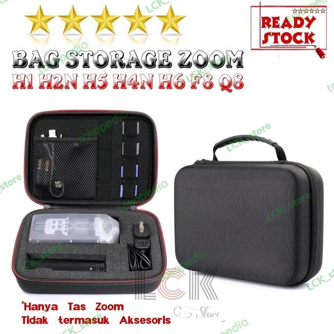 Case mikrofon ZOOM H1 H2N H5 H4N H6 F8 Q8 Hard Case bag Tas mic zoom