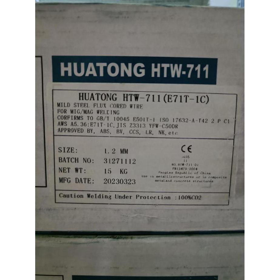 Promo Kawat Las Flux Cored Mig Htw-711 1.2Mm 15Kg E71T1-C1 Huatong Htw711 1,2Mm 15Kg Cod