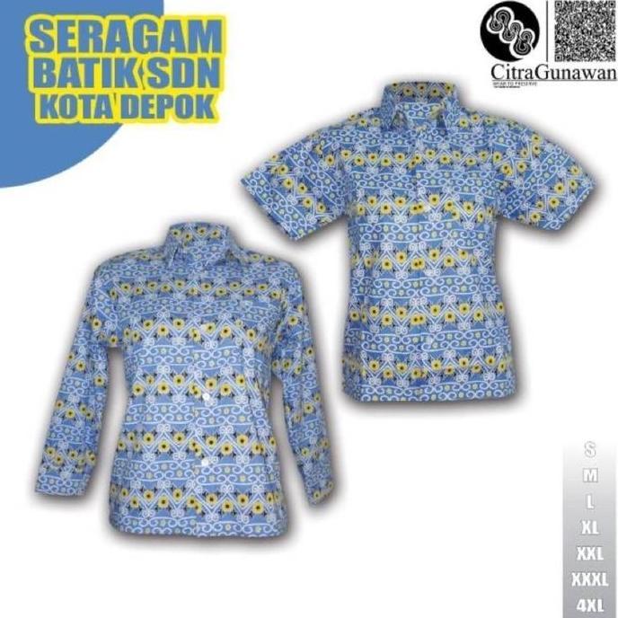 PO SERAGAM BATIK SD DEPOK- Batik SD Depok-Batik seragam SD kota Depok