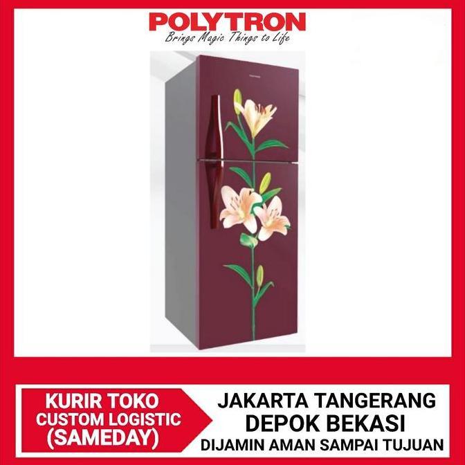 TERBARU - KULKAS POLYTRON PRB 217 LEMARI ES 2 PINTU PRB217 PRB 217