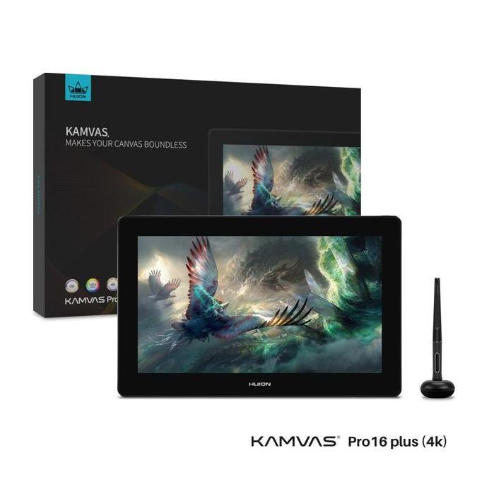 TERLARIS - Huion Kamvas Pro 16 Plus 4K GT1562 Garansi Resmi 1 Tahun