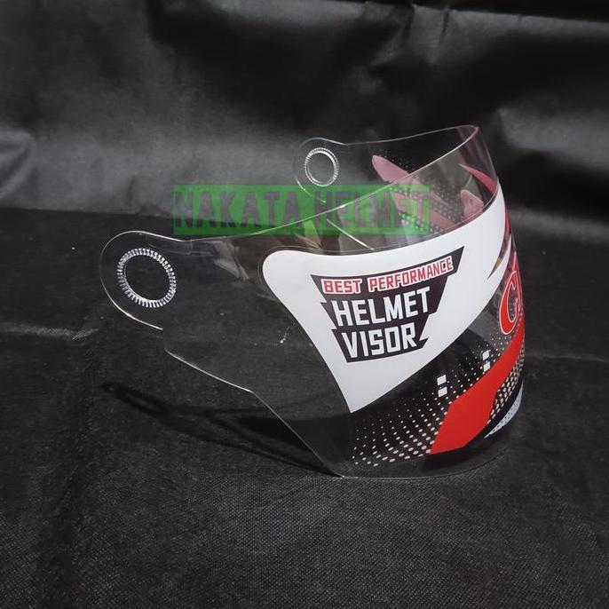 DR142>> Kaca helm G2 EXTERMINATOR visor helmet g2 exterminator pelangi bening hitam