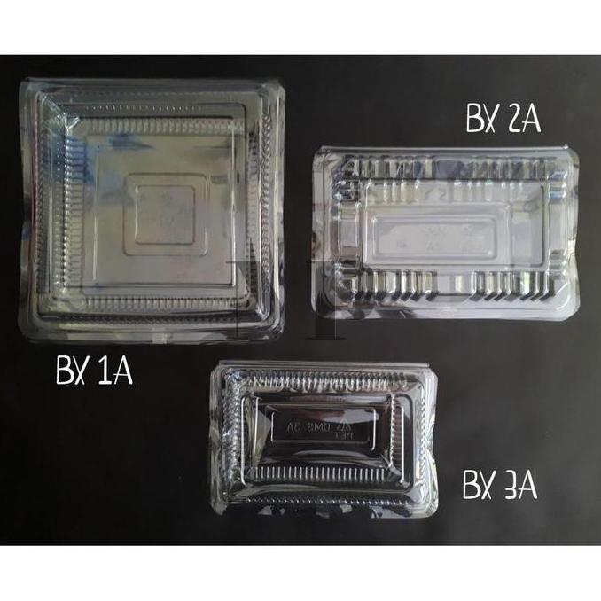 Plastik Mika BX 2A Kotak MIka 50 pcs Box Nasi Kue Dimsum Varian Standar